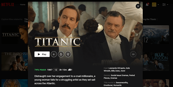 Is Titanic (1997) on Netflix? [Answered]