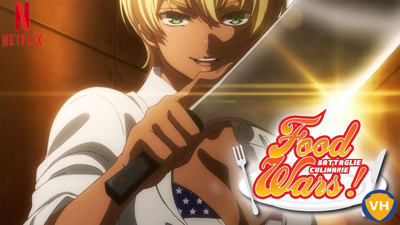 Food Wars season 1-5 on Netflix (Shokugeki no Soma) - How? Where? 