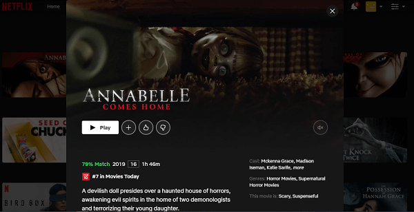 Watch Annabelle Comes Home  2019  on Netflix From Anywhere in the World - 17