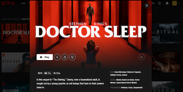 Watch Doctor Sleep  2019  on Netflix From Anywhere in the World - 91