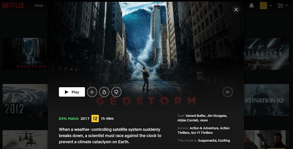 Watch Geostorm  2017  on Netflix From Anywhere in the World - 95