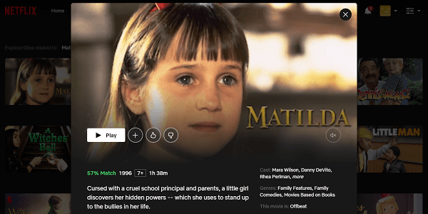 Watch Matilda  1996  on Netflix From Anywhere in the World - 40