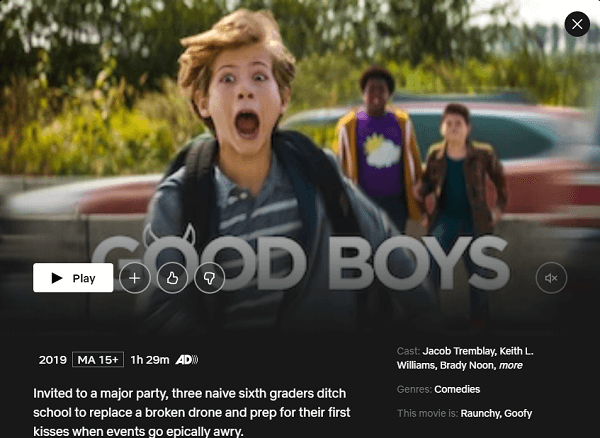 Watch Good Boys  2019  on Netflix From Anywhere in the World - 97