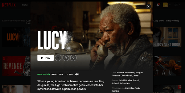 Watch Lucy  2014  on Netflix From Anywhere in the World - 41