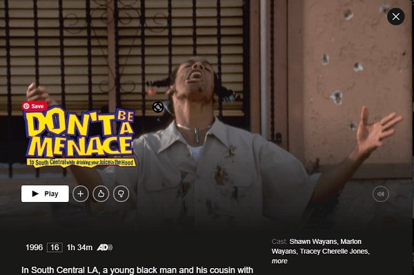 Watch Don t Be a Menace  1996  on Netflix From Anywhere in the World - 81