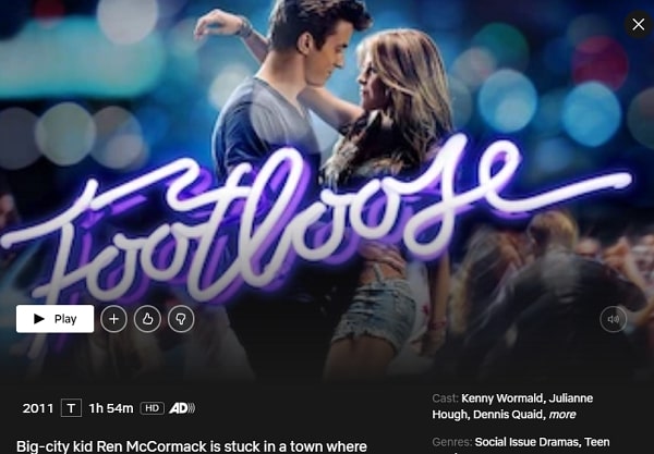 Watch Footloose  2011  on Netflix From Anywhere in the World - 39