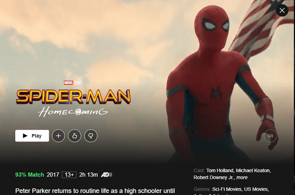 watch spider man homecoming free online no sign up