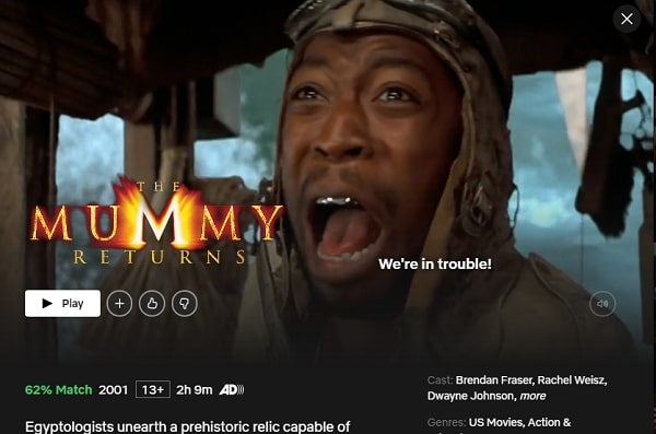 the mummy returns movie free online