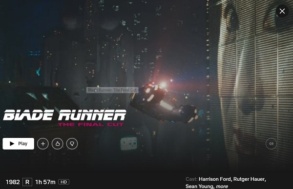 Watch Blade Runner  The Final Cut  1982  on Netflix From Anywhere in the World - 99