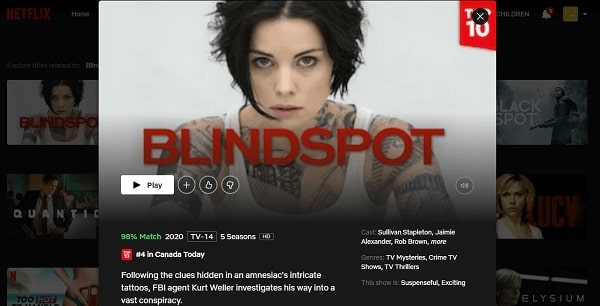 Watch Blindspot Season 5 on Netflix From Anywhere in the World - 71