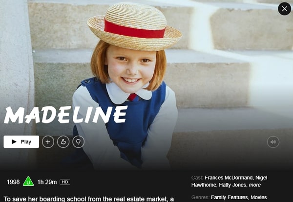 Watch Madeline  1998  on Netflix From Anywhere in the World - 11