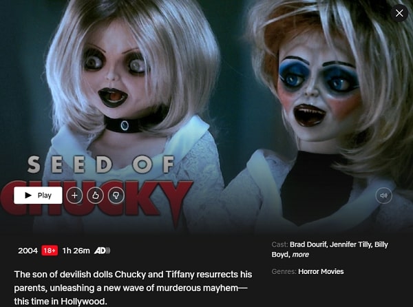 watch the seed of chucky free online