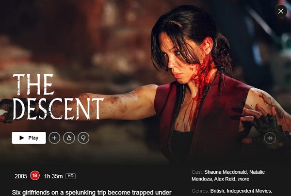 Watch The Descent  2005  on Netflix From Anywhere in the World - 56