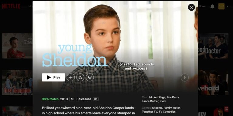 How to Watch Young Sheldon on Netflix from anywhere in the world - VPN