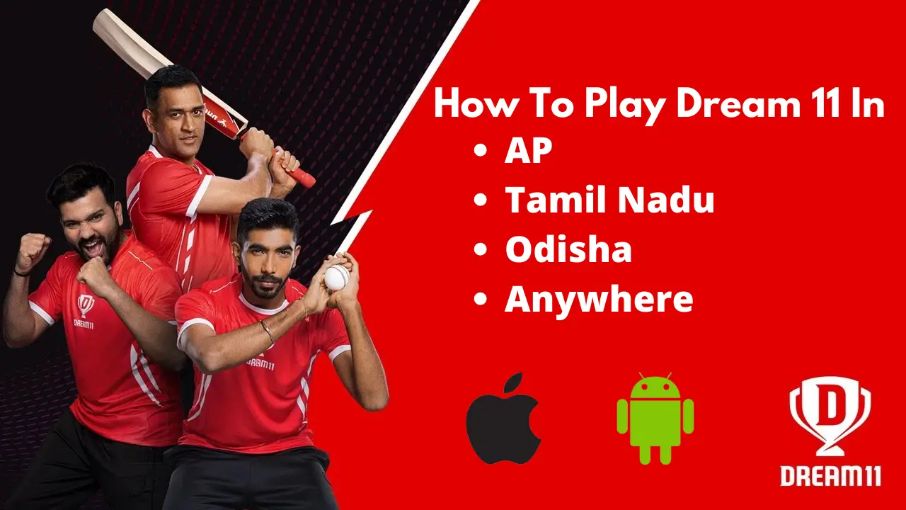 How to Play Dream11 in Tamil Nadu, Telangana, AP, Odisha, and Other states